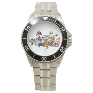 Spooky Halloween Timekeeper: Stainless Steel Watch