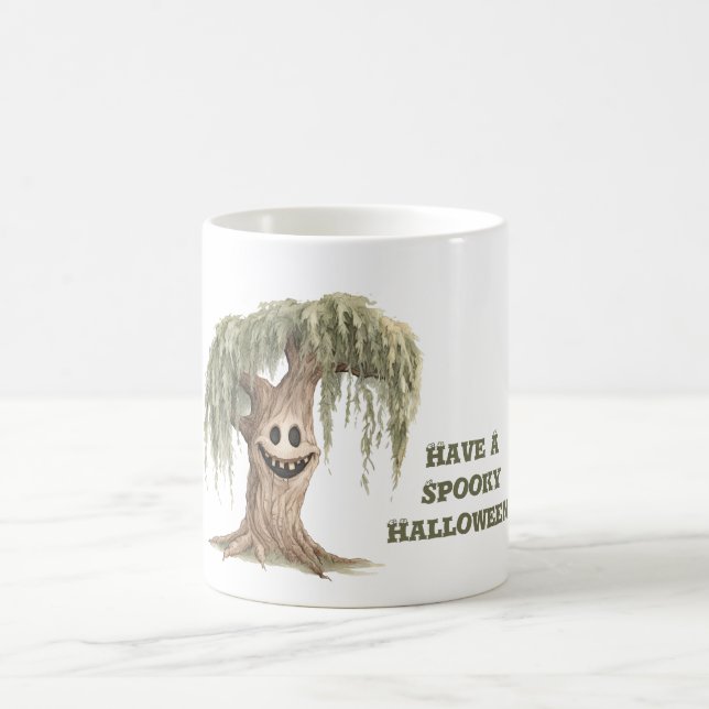 Spooky Halloween Tree Coffee Mug (Center)