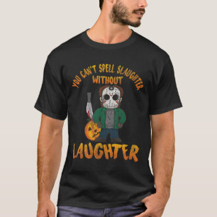 Spooky Halloween Trick Or Treat Funny Hockey Mask T-Shirt
