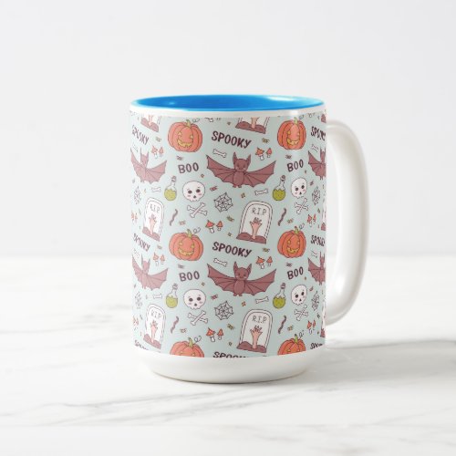 Spooky Halloween Two_Tone Coffee Mug