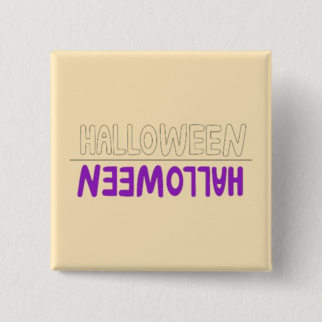 Spooky Halloween Typography with Seasonal Energy Button (Front)