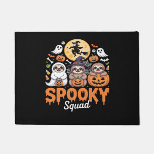 Spooky Halloween Witch Funny Horror Sloths Essenti Doormat