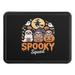 Spooky Halloween Witch Funny Horror Sloths Essenti Hitch Cover