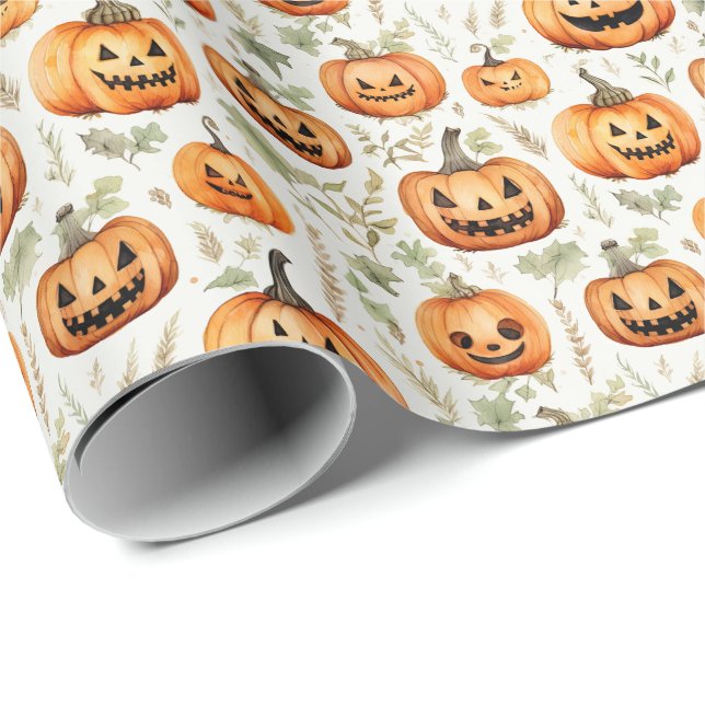 Spooky Halloween Wrapping Paper (Roll Corner)