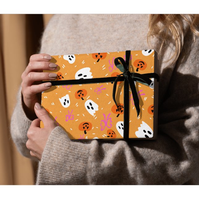 Spooky Halloween  Wrapping Paper (Creator Uploaded)