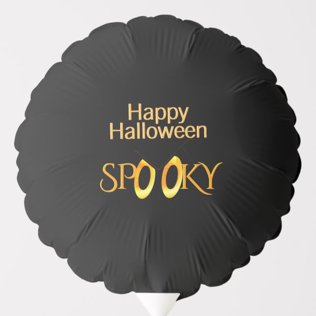 Spooky Happy Halloween Balloon (Front)