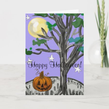 Spooky Happy Halloween Card