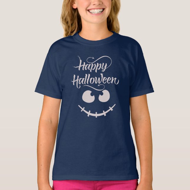 Spooky Happy Halloween Costume for girls   T-Shirt (Front)