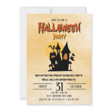 Spooky Happy Halloween Costume Party Invitation 2