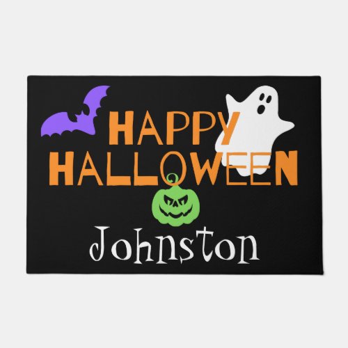 Spooky Happy Halloween Doormat