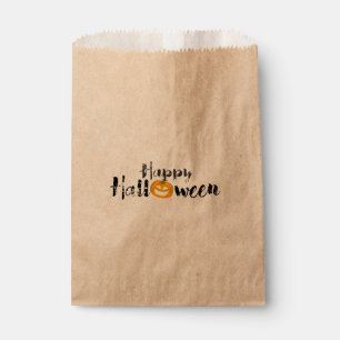 Spooky Happy Halloween Favor Bag