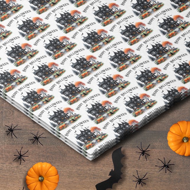 Spooky Happy Halloween Tissue Paper (Spooky Happy Halloween Tissue Paper )