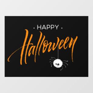 Spooky Happy Halloween Window Cling