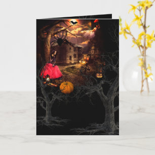 Spooky Happy Haunting Halloween Card