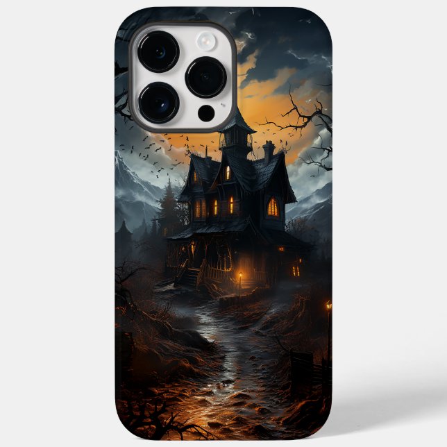 Spooky Haunted House Halloween Case-Mate iPhone Case (Back)