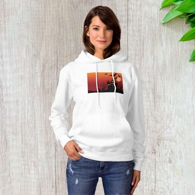 Spooky Haunted House Halloween Night  Hoodie (Creator Uploaded)