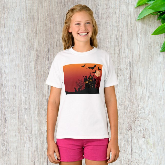 Spooky Haunted House Halloween Night  T-Shirt (Creator Uploaded)