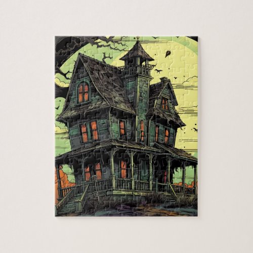 Spooky Haunted House Jigsaw Puzzle