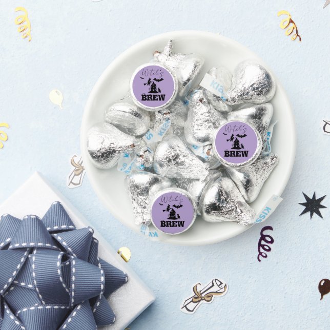 Spooky Haunted House & Witch Silhouette |  Hershey®'s Kisses® (Party)