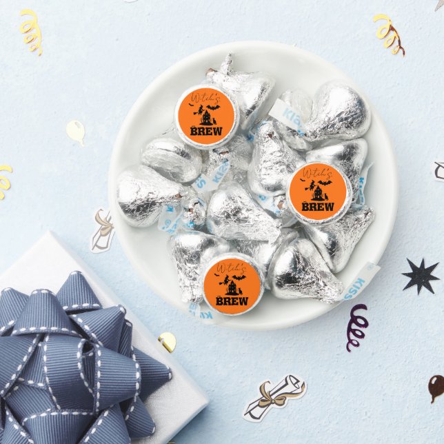 Spooky Haunted House & Witch Silhouette |  Hershey®'s Kisses® (Party)
