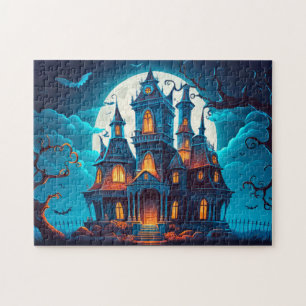 Spooky Haunted Mansion After Dark Jigsaw Puzzle