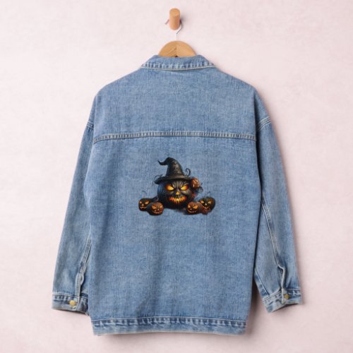 Spooky Helloween Denim Jacket