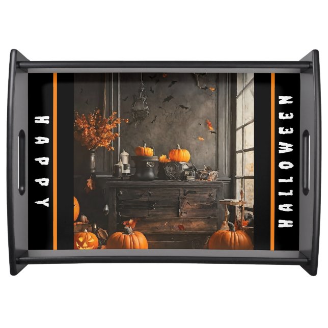 Spooky Home Halloween Collection Serving Tray (Front)