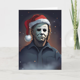 Spooky Horror Film Xmas Card