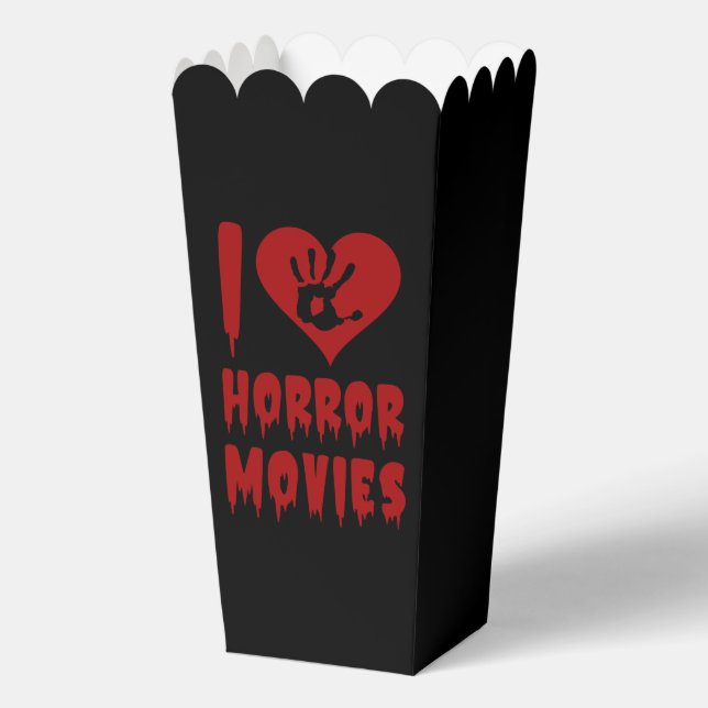 Spooky horror movie marathon  favor boxes (Front)
