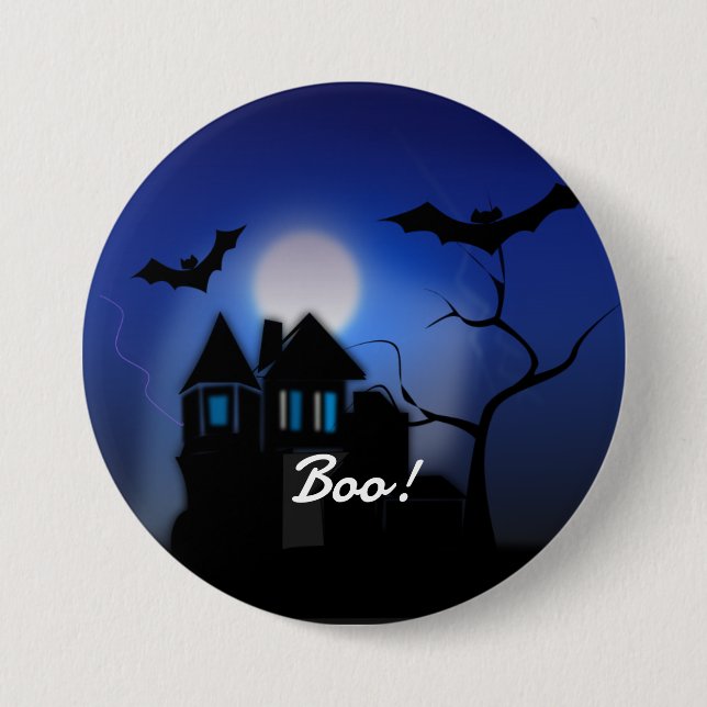 Spooky House, Boo! Button (Front)