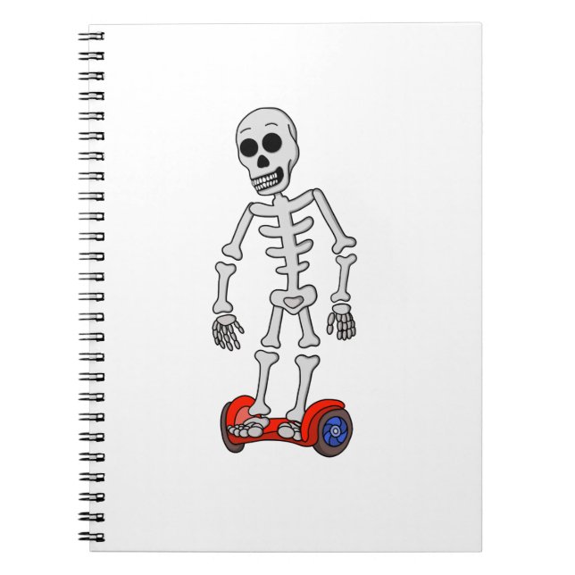 Spooky Hover Bones Notebook (Front)