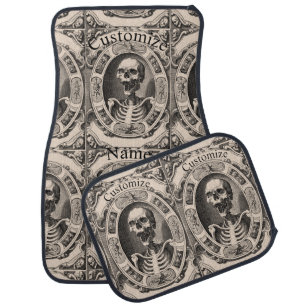Spooky Human Skull Thunder_Cove Car Floor Mat