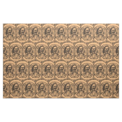 Spooky Human Skull Thunder_Cove Fabric