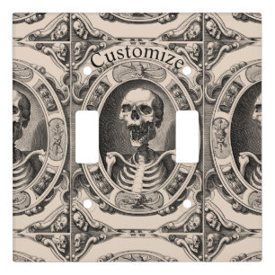 Spooky Human Skull Thunder_Cove Light Switch Cover