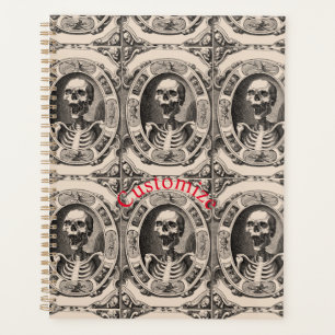 Spooky Human Skull Thunder_Cove Planner