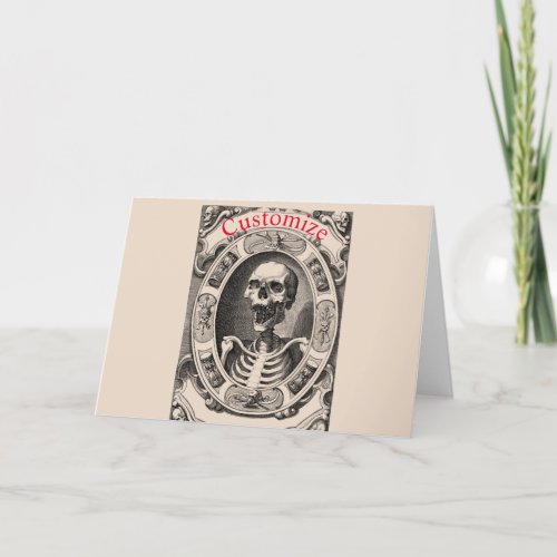 Spooky Human Skull Thunder_Cove Thank You Card
