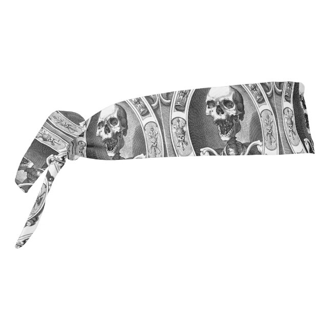 Spooky Human Skull Thunder_Cove  Tie Headband (Rotate 270)