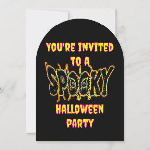 spooky invitation