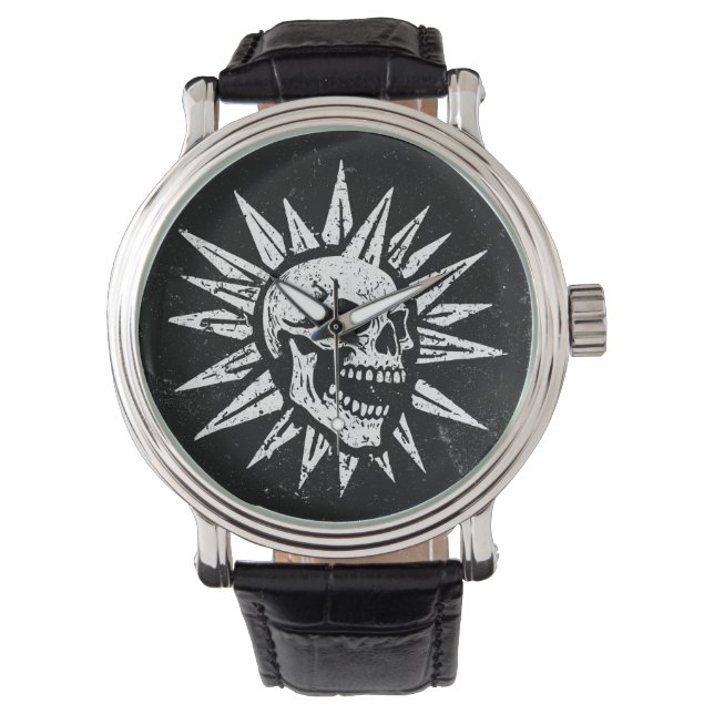 Spooky Island Est 2002 Amusement Park Skull Watch (Front)