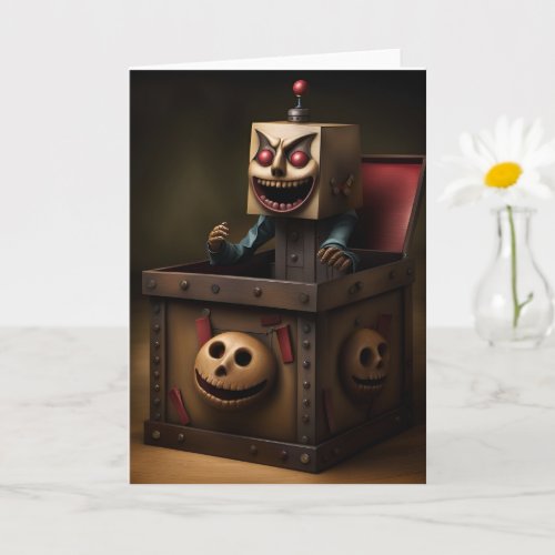 Spooky Jack in a Box Card