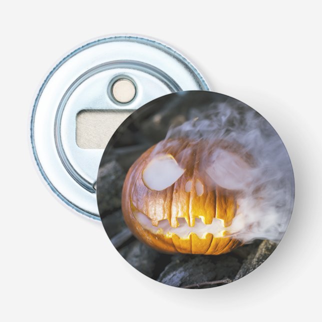 Spooky Jack-o-lantern Bottle Opener (Front)