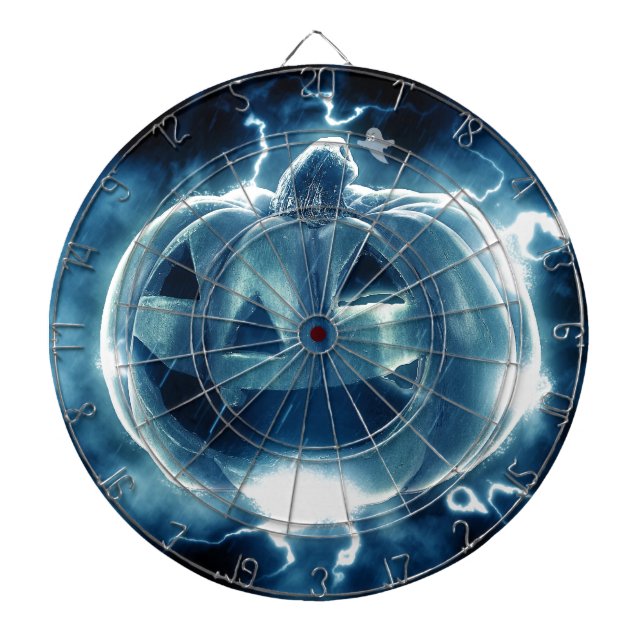 Spooky Jack-o-Lantern Dart Board (Front)
