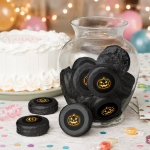 Spooky Jack-O'-Lantern Halloween Dipped Oreo Cookie Favors