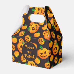 Spooky Jack-O-Lantern Halloween Favor Box