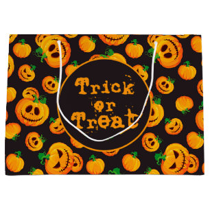 Spooky Jack-O-Lantern Halloween Gift Bag