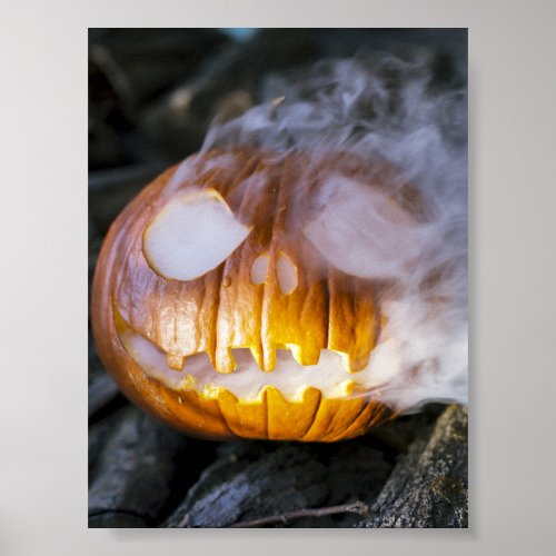 Spooky Jack_o_lantern Poster