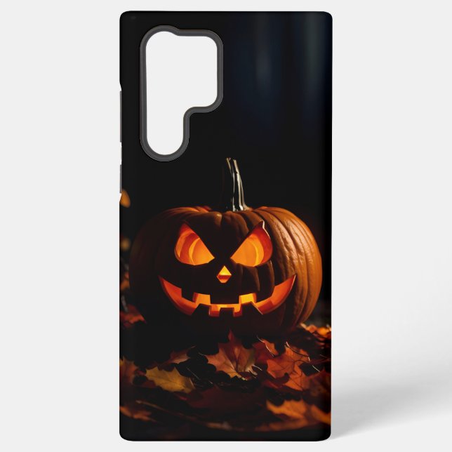 Spooky Jack-o-Lantern Samsung Galaxy Case (Back)