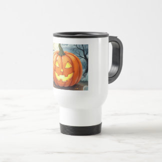 Spooky Jack-O'-Lantern Travel Mug