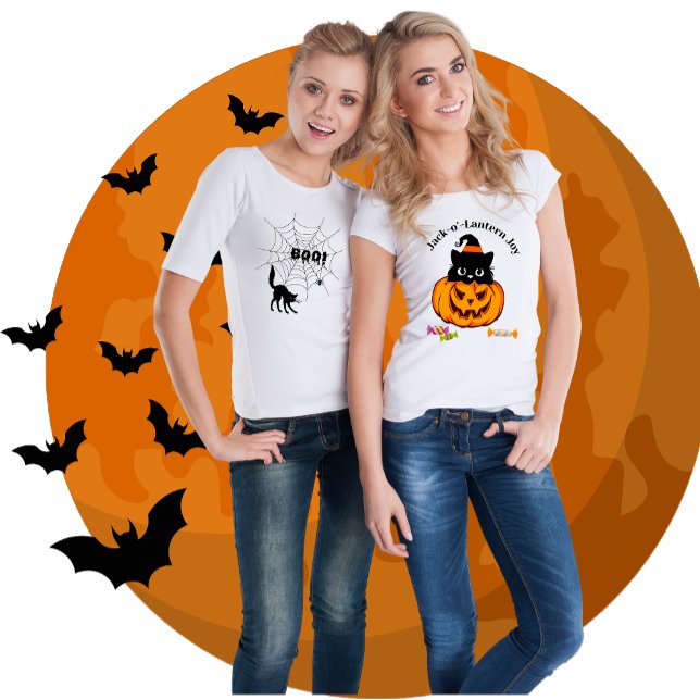 Spooky jack o lantern Tri-Blend shirts (Creator Uploaded)