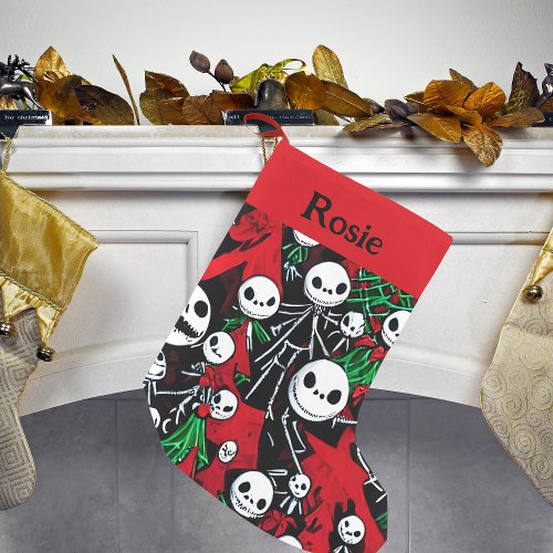 Spooky Jack OLantern Christmas Small Christmas Stocking